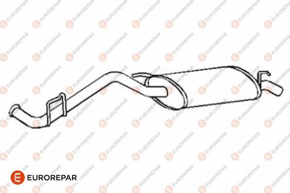 EUROREPAR E12813A - Silenziatore posteriore autozon.pro