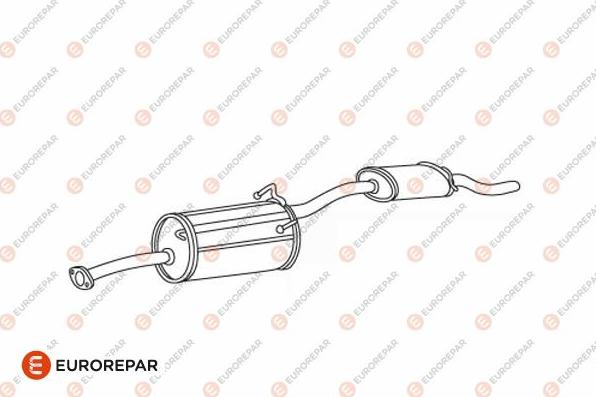 EUROREPAR E12874K - Silenziatore posteriore autozon.pro