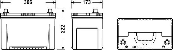 Exide EA955 - Batteria avviamento autozon.pro