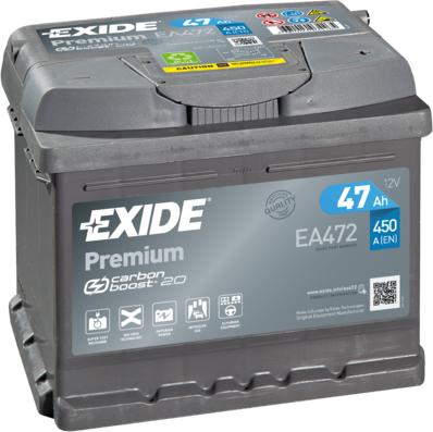 Exide EA472 - Batteria avviamento autozon.pro