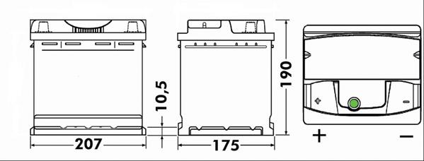 Exide EA531 - Batteria avviamento autozon.pro