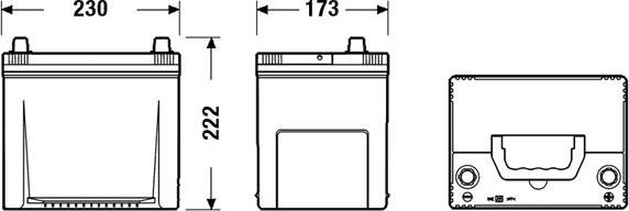 Exide EA654 - Batteria avviamento autozon.pro