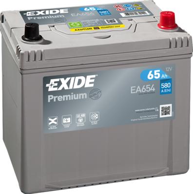 Exide EA654 - Batteria avviamento autozon.pro