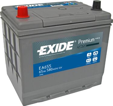 Exide EA655 - Batteria avviamento autozon.pro