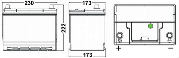 Exide EA655 - Batteria avviamento autozon.pro