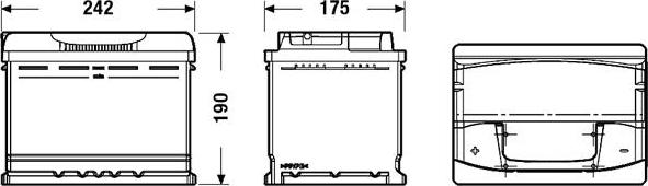 Exide EA601 - Batteria avviamento autozon.pro