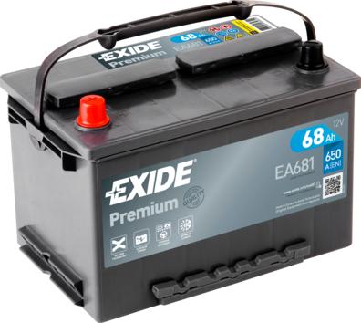 Exide _EA681 - Batteria avviamento autozon.pro