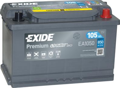 Exide EA1050 - Batteria avviamento autozon.pro