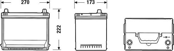 Exide EA754 - Batteria avviamento autozon.pro