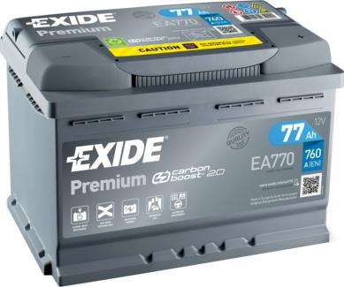 Exide EA770 - Batteria avviamento autozon.pro