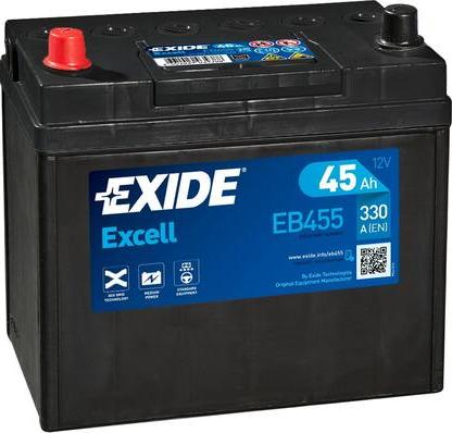 Exide EB455 - Batteria avviamento autozon.pro