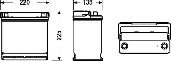 Exide EB450 - Batteria avviamento autozon.pro