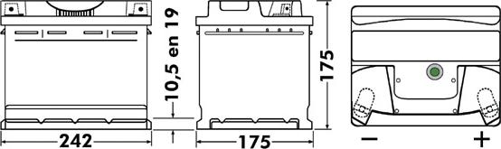 Exide EB543 - Batteria avviamento autozon.pro