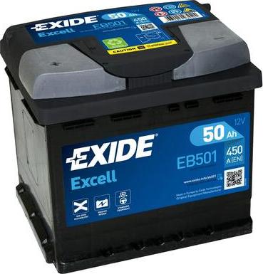 Exide EB501 - Batteria avviamento autozon.pro