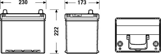 Exide EB605 - Batteria avviamento autozon.pro