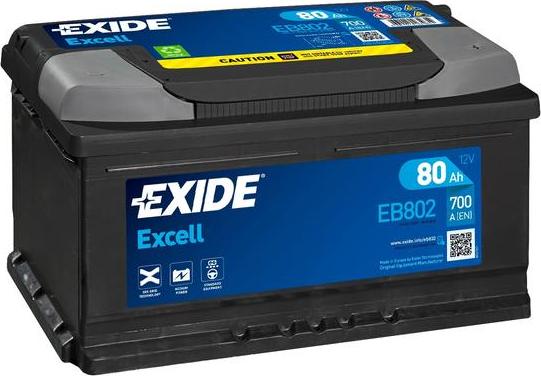 Exide EB802 - Batteria avviamento autozon.pro