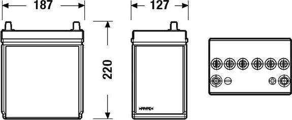 Exide EB356 - Batteria avviamento autozon.pro