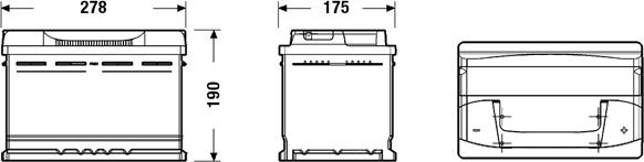 Exide EB740 - Batteria avviamento autozon.pro