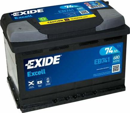 Exide EB741 - Batteria avviamento autozon.pro