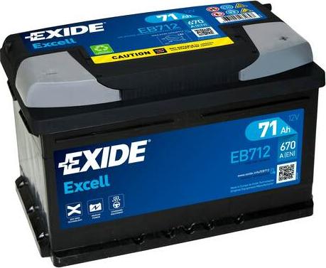 Exide EB712 - Batteria avviamento autozon.pro