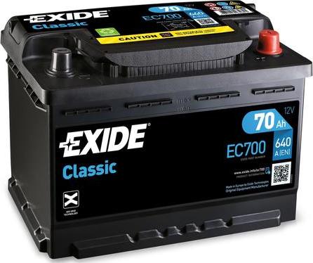 Exide EC700 - Batteria avviamento autozon.pro