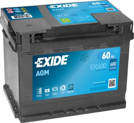 Exide EK600 - Batteria avviamento autozon.pro