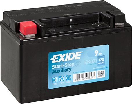 Exide EK091 - Batteria avviamento autozon.pro