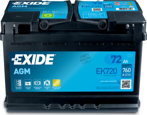 Exide EK720 - Batteria avviamento autozon.pro