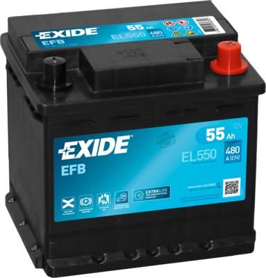 Exide EL550 - Batteria avviamento autozon.pro