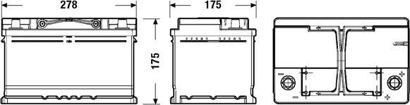 Exide EL652 - Batteria avviamento autozon.pro