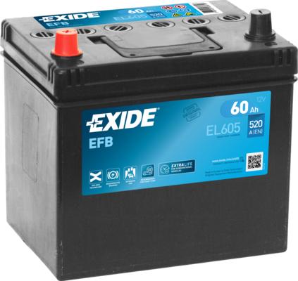 Exide EL605 - Batteria avviamento autozon.pro