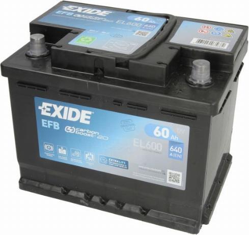 Exide EL600 - Batteria avviamento autozon.pro