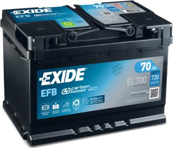 Exide EL700 - Batteria avviamento autozon.pro