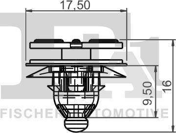 FA1 55-40024.10 - Clip, Fregio / Modanatura protettiva autozon.pro