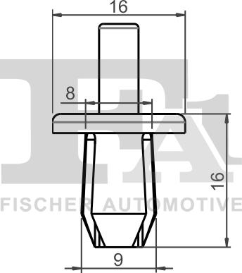 FA1 55-20001.5 - Clip, Fregio / Modanatura protettiva autozon.pro