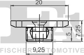 FA1 52-60001.10 - Clip, Fregio / Modanatura protettiva autozon.pro