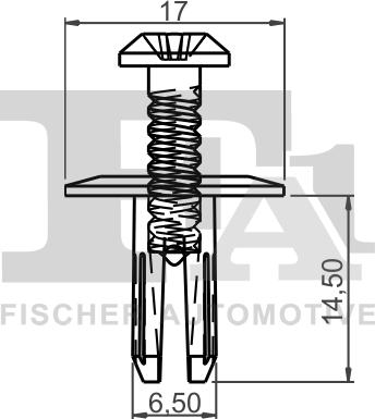 FA1 14-30002.25 - Clip, Fregio / Modanatura protettiva autozon.pro