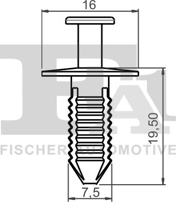 FA1 14-20007.25 - Clip, Fregio / Modanatura protettiva autozon.pro