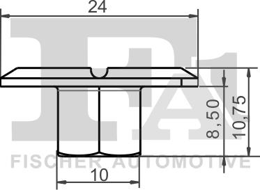 FA1 10-10006.5 - Clip, Fregio / Modanatura protettiva autozon.pro