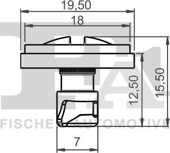 FA1 11-40089.5 - Clip, Fregio / Modanatura protettiva autozon.pro