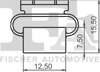 FA1 11-40109.25 - Clip, Fregio / Modanatura protettiva autozon.pro