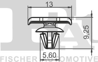 FA1 11-40105.10 - Clip, Fregio / Modanatura protettiva autozon.pro