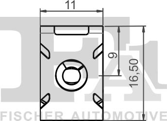 FA1 11-40119.5 - Clip, Fregio / Modanatura protettiva autozon.pro