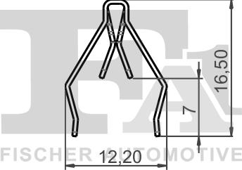 FA1 11-40124.5 - Clip, Fregio / Modanatura protettiva autozon.pro