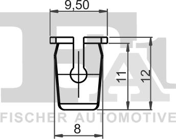 FA1 11-60004.10 - Clip, Fregio / Modanatura protettiva autozon.pro