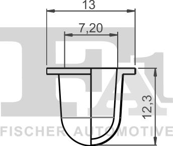 FA1 11-60031.5 - Clip, Fregio / Modanatura protettiva autozon.pro