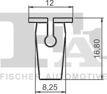 FA1 11-60022.10 - Clip, Fregio / Modanatura protettiva autozon.pro