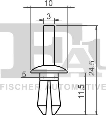 FA1 11-20002.10 - Clip, Fregio / Modanatura protettiva autozon.pro