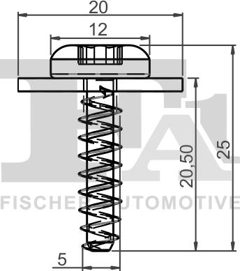 FA1 13-70003.10 - Clip, Fregio / Modanatura protettiva autozon.pro