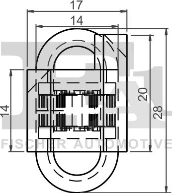 FA1 12-40006.5 - Clip, Fregio / Modanatura protettiva autozon.pro